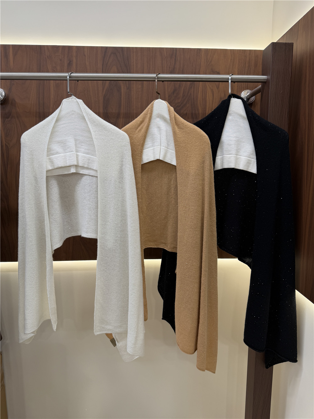 Women'S Fashion Knitwear - Xale Feminino de Lã Cashmere Tricotado