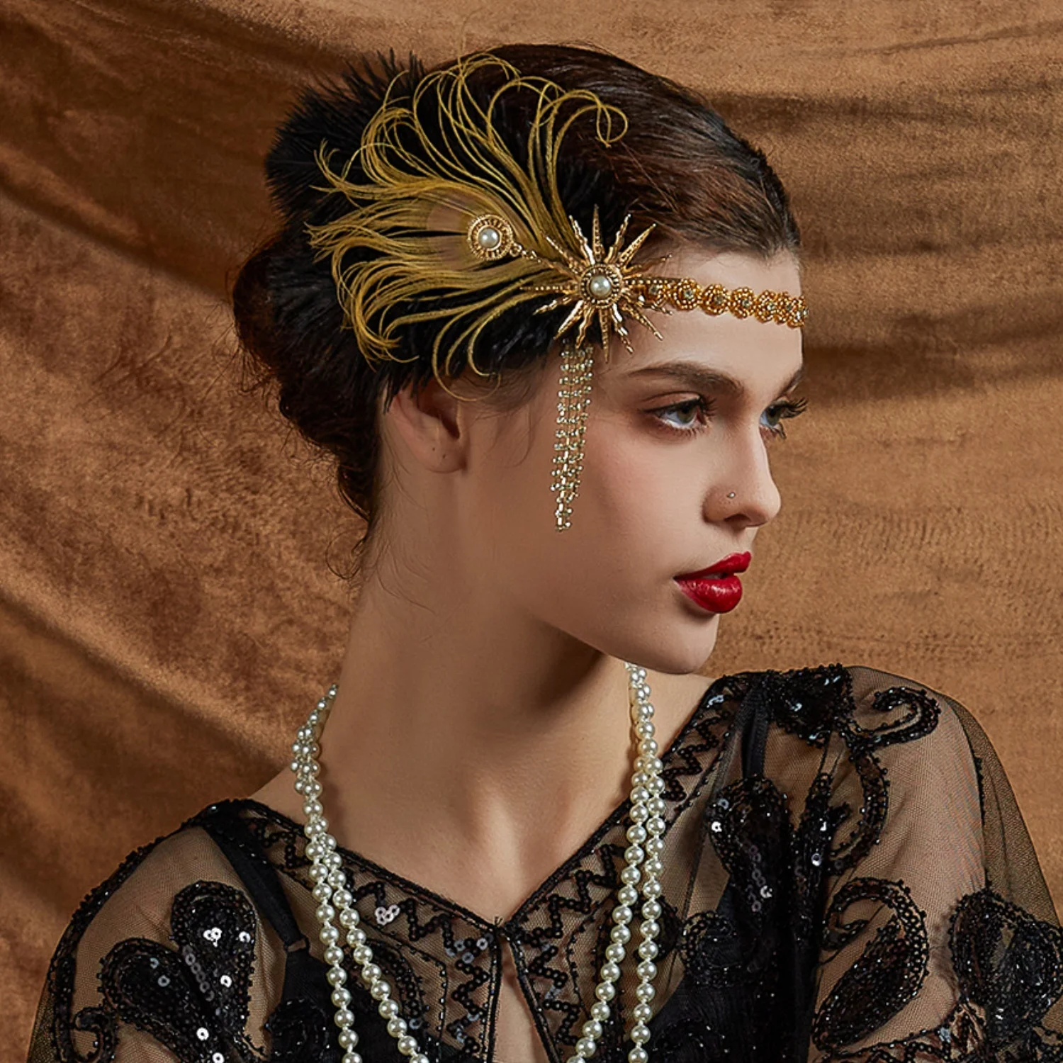 Women'S Fashion In The 1920S - Strass hairband 1920s vintage gatsby festa