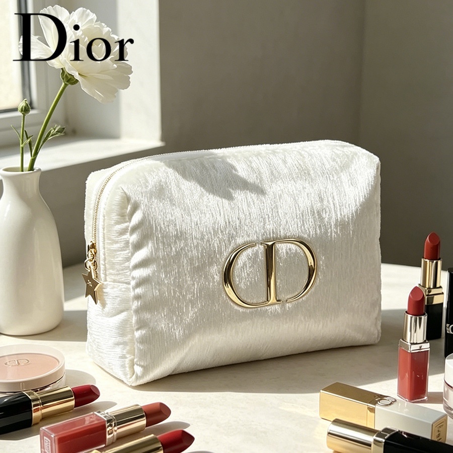 Women Fashion Logo - Bolsa de viagem de veludo branco