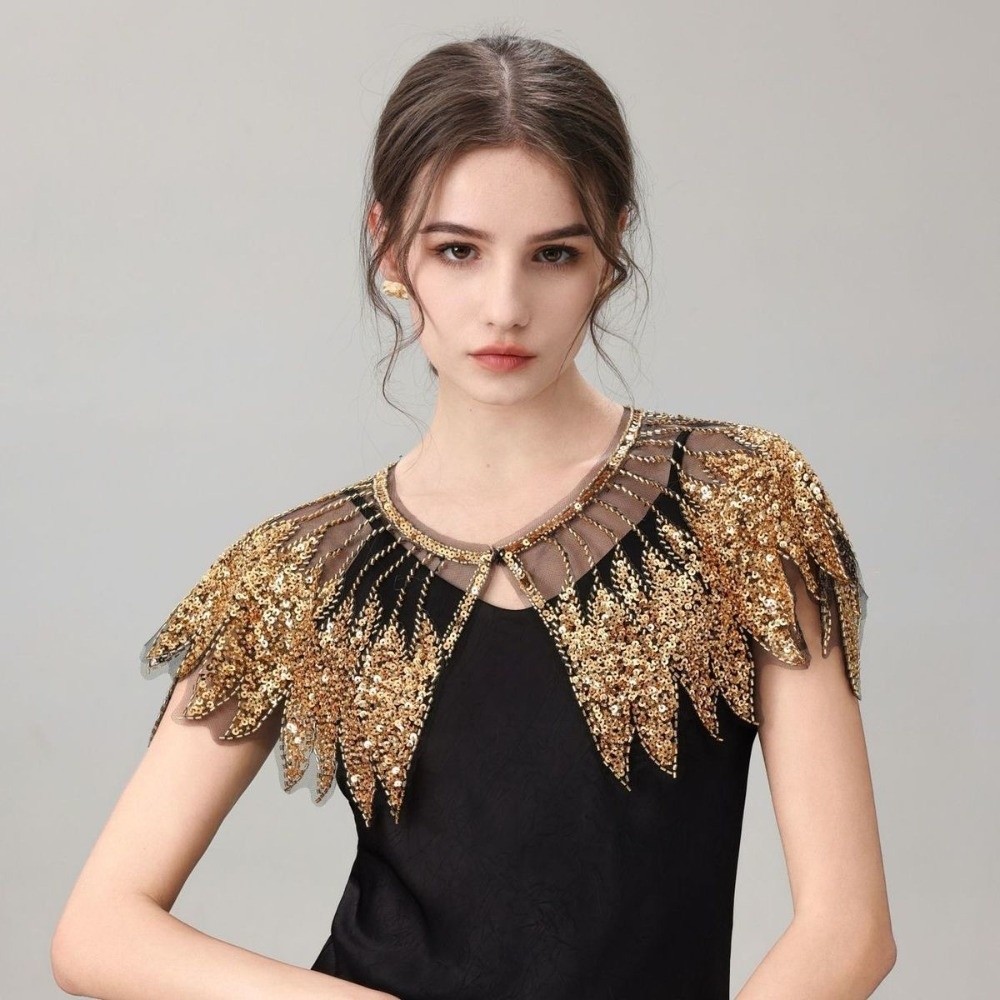 Women'S Fashion In The 1920S - Xale Vintage com Lantejoulas e Miçangas