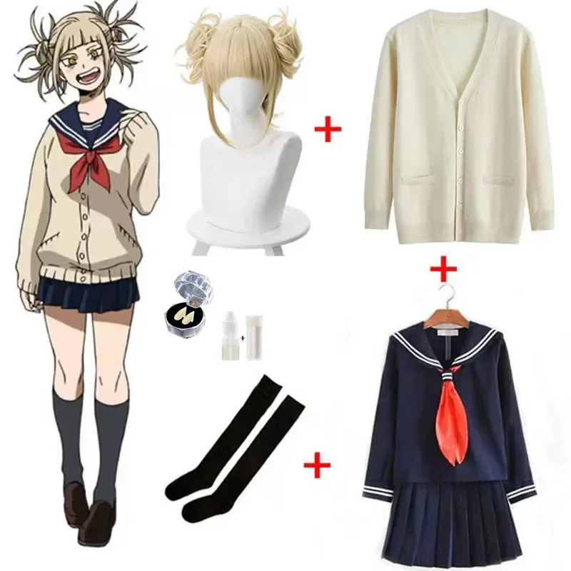 Women'S Fashion Knitwear - Anime meu herói academia himiko toga