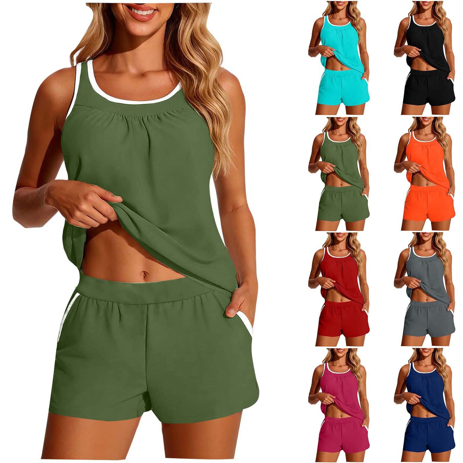 Crop Top Women - Conjunto de Moda Praia Feminino de