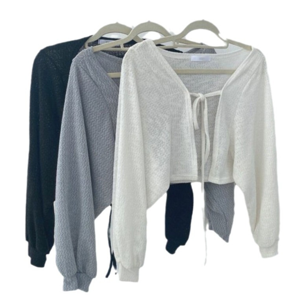 Women'S Fashion Knitwear - Cardigã de Malha Fina da Moda