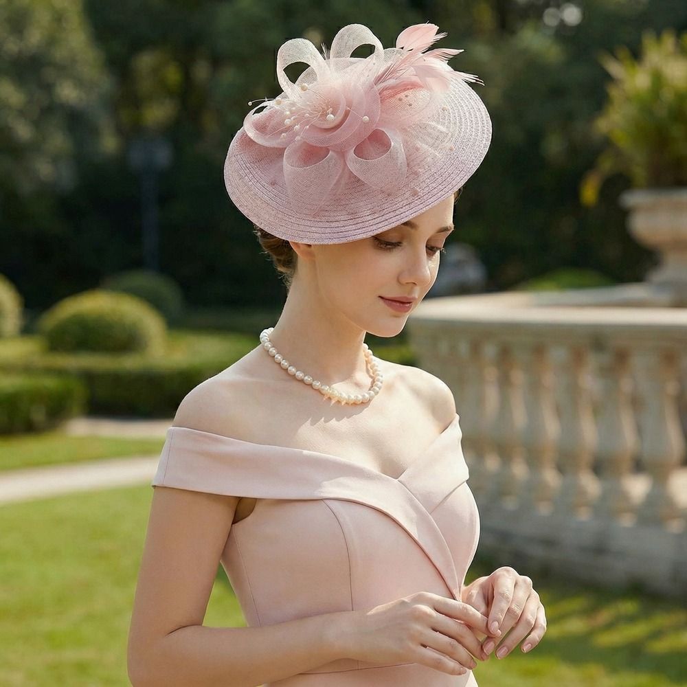 Women'S Fashion In The 1920S - Tiara de Plumas em Tela Requintada