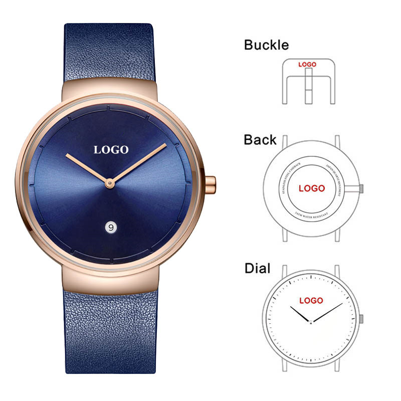 Women Fashion Logo - Custom Logo Watch para homens e