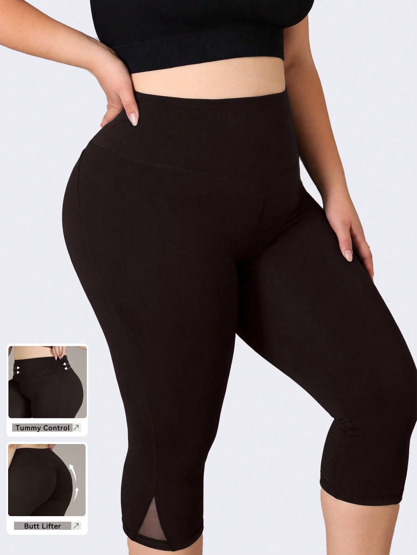 High Waist Leggings - Legging Fitness Plus Size Feminina –