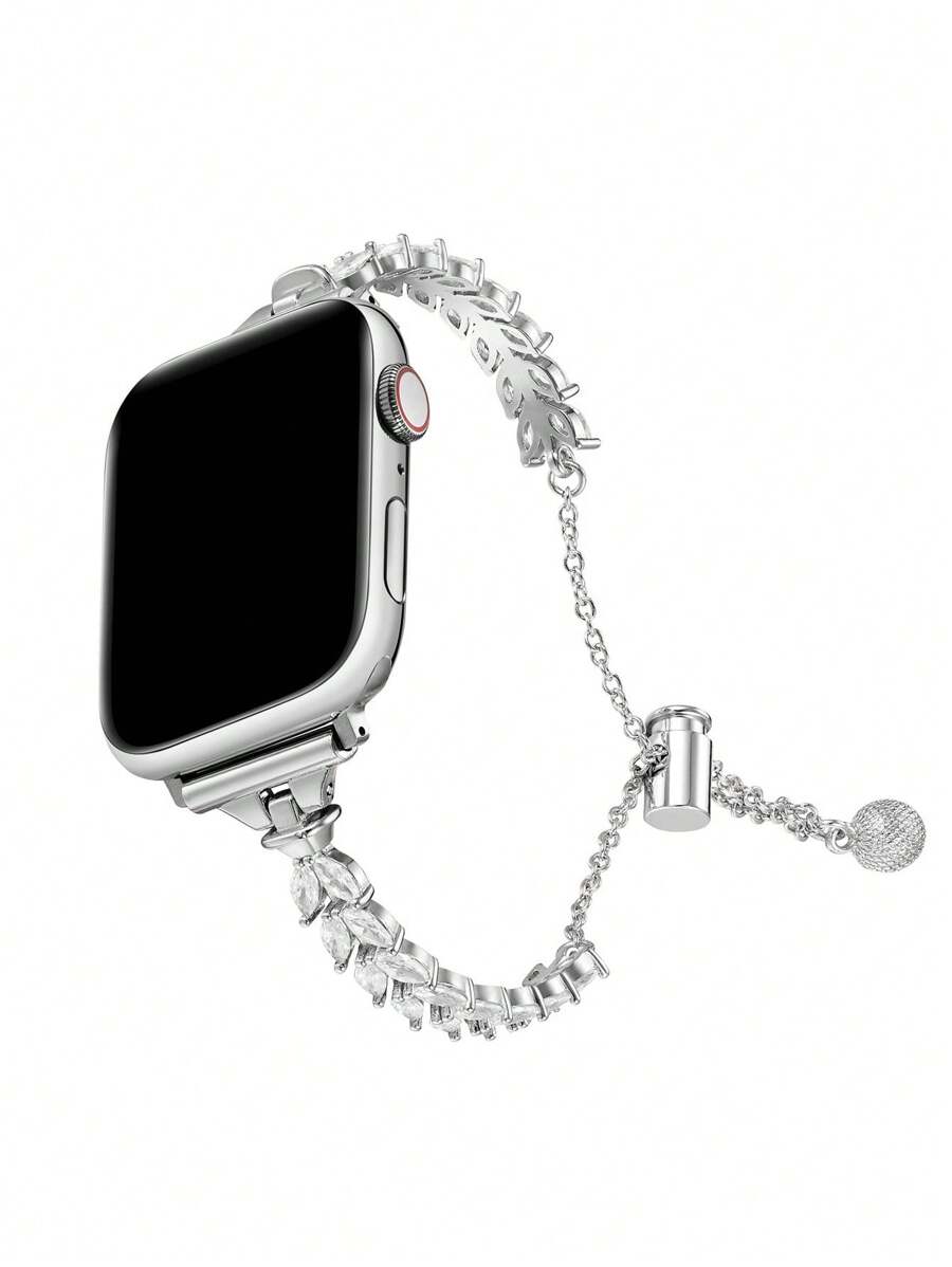 Women Fashion Over 40 - Pulseira de strass com formato de