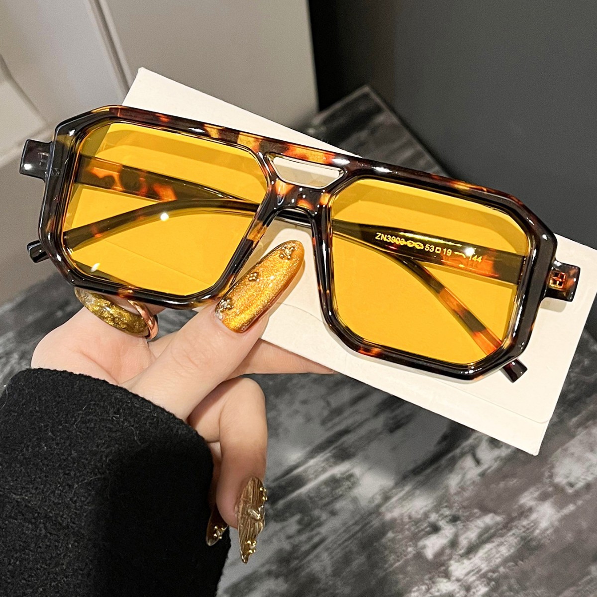 Women Fashion Glasses - Novos Óculos de Sol Retrô Quadrados