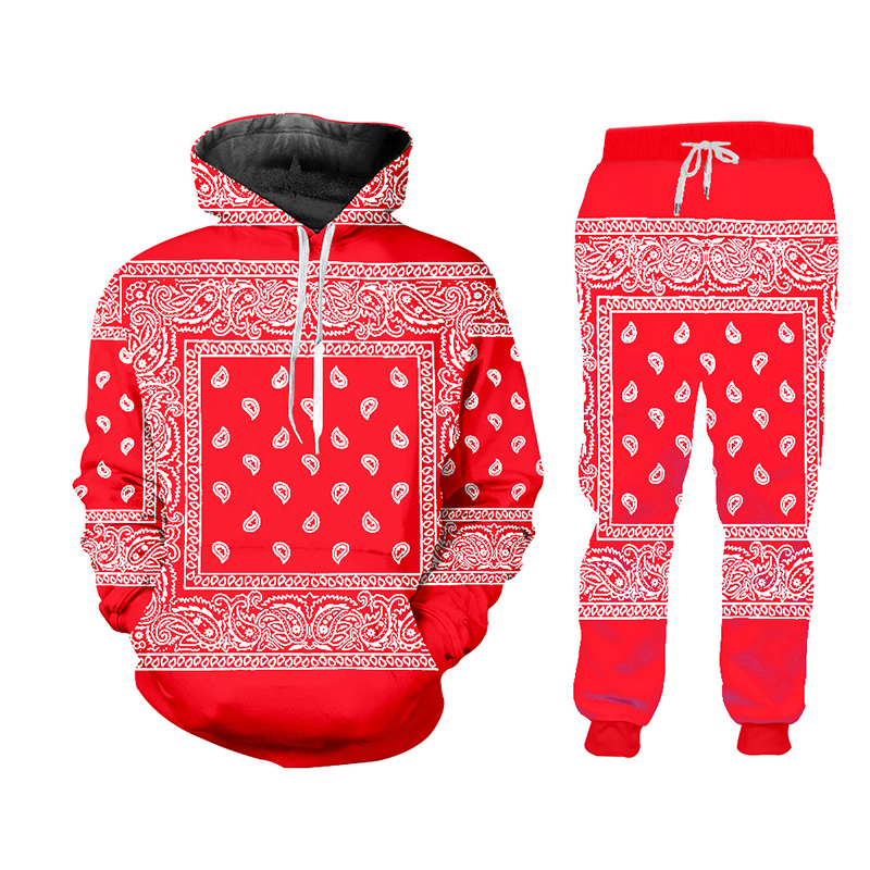 Women'S Fashion Zip Hoodie - Paisley gráfico caju floral feminino/masculino 2