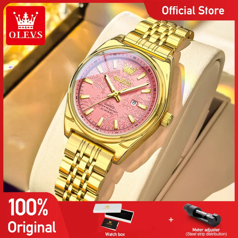 Fashion Women Watches - Olevs novo 3703 relógios mulher elegante