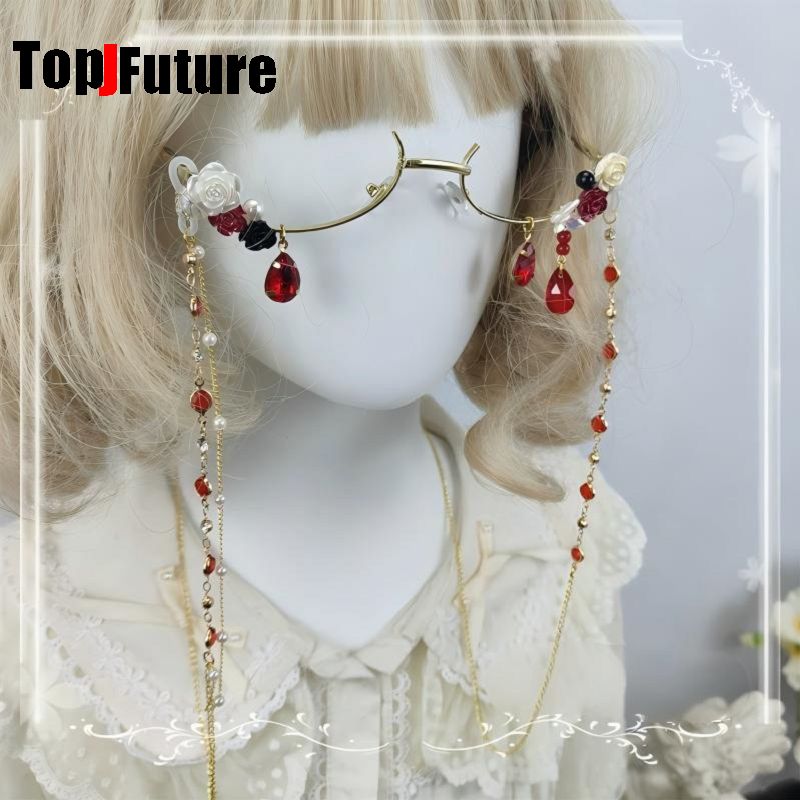 Women Fashion Glasses - Óculos femininos estilo Harajuku, subcultura Lolita,