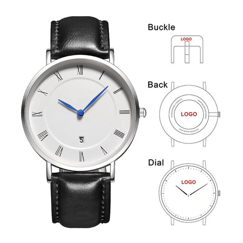 Fashion Women Watches - B-8210A simples homens relógios com data
