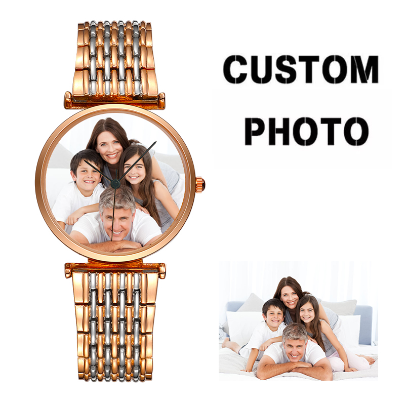 Fashion Women Watches - Relógio feminino com mostrador personalizado, imagem