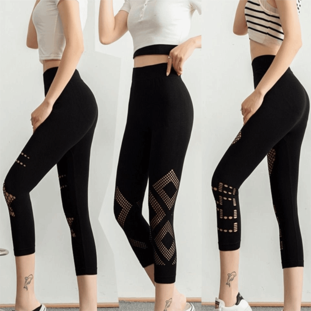 Novas Leggings Femininas Vazad - High Waist Leggings avaliação e preço