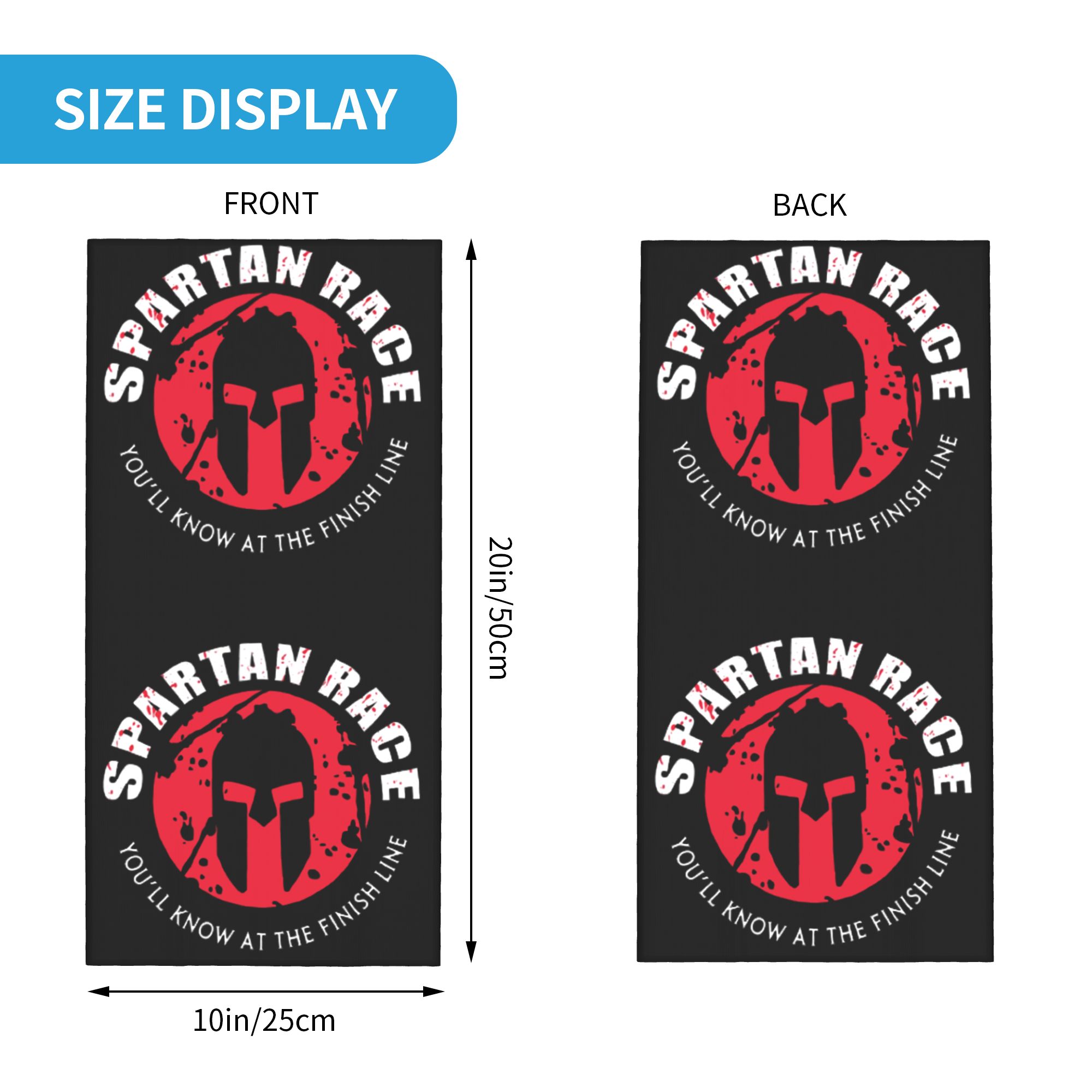 Bandana Grande com Logo Sparta - Women Fashion Logo avaliação e preço