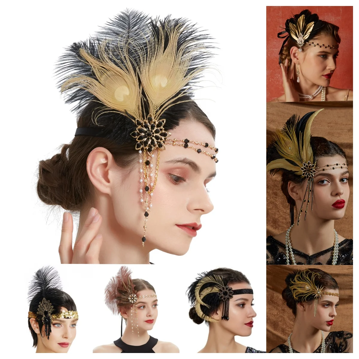 Strass hairband 1920s vintage  - Women'S Fashion In The 1920S avaliação e preço