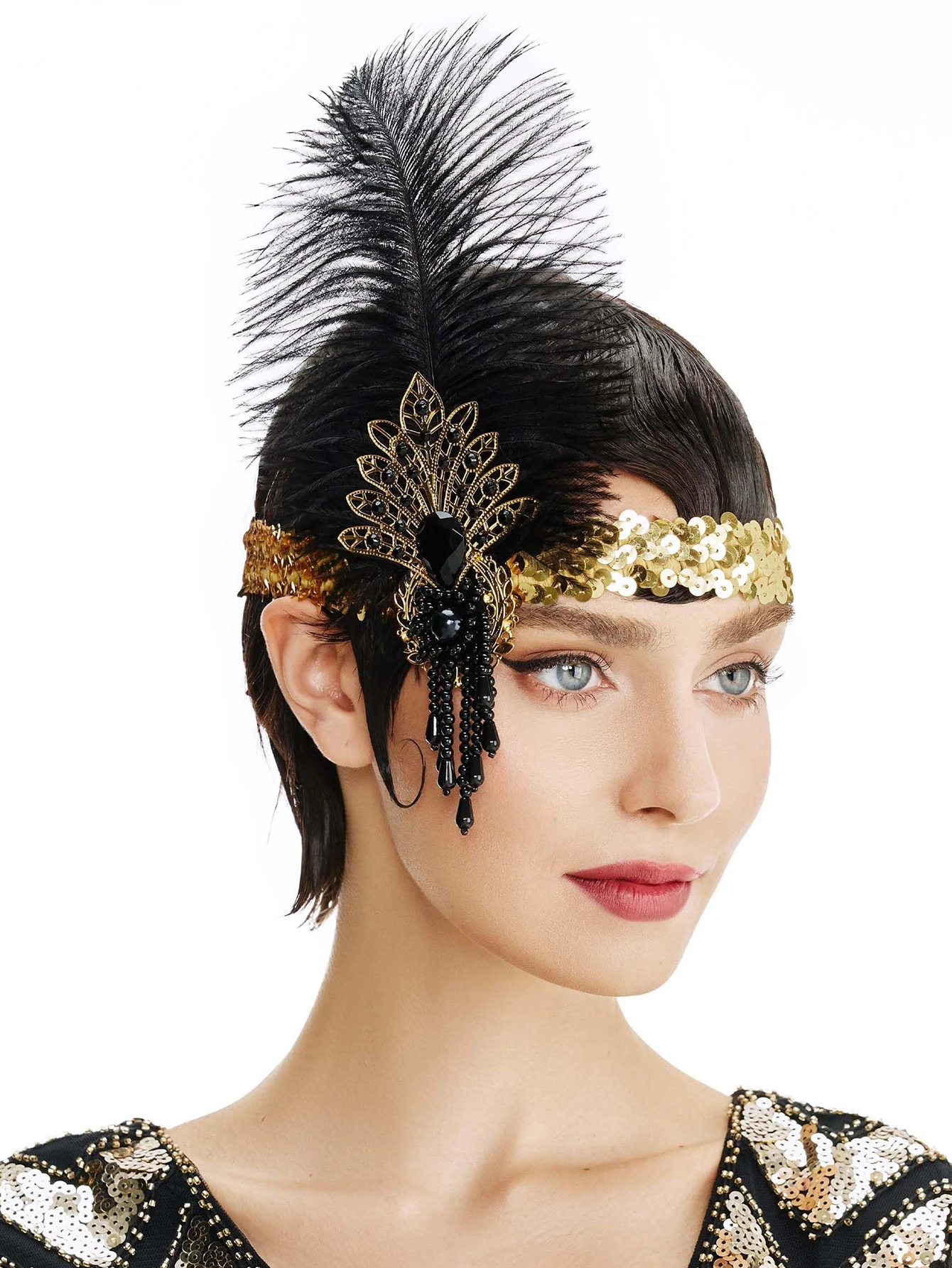 Strass hairband 1920s vintage  - Women'S Fashion In The 1920S avaliação e preço
