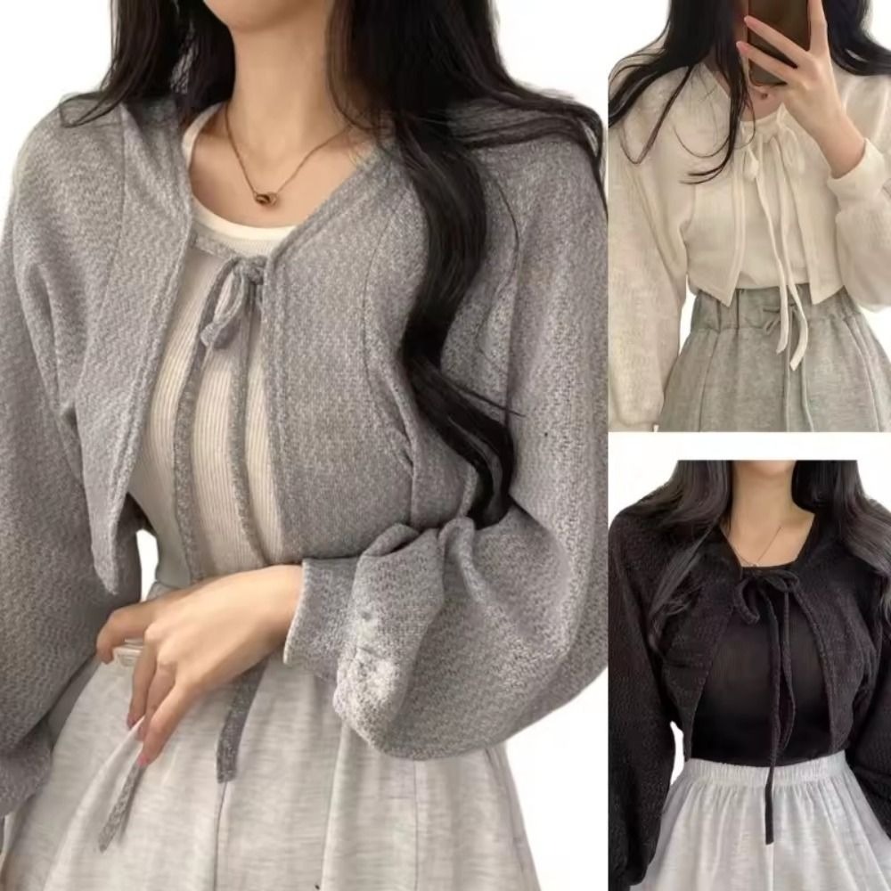 Cardigã de Malha Fina da Moda  - Women'S Fashion Knitwear avaliação e preço