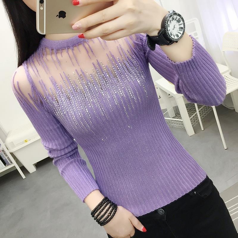 Com strass senhoras pullovers  - Women'S Fashion Trends Autumn 2025 avaliação e preço