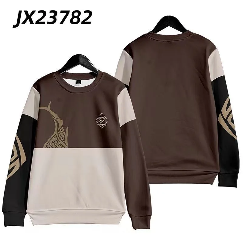 Genshin impacto zhongli impres - Women'S Fashion Zip Hoodie avaliação e preço