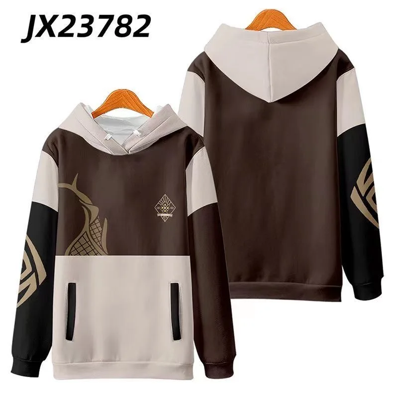 Genshin impacto zhongli impres - Women'S Fashion Zip Hoodie avaliação e preço