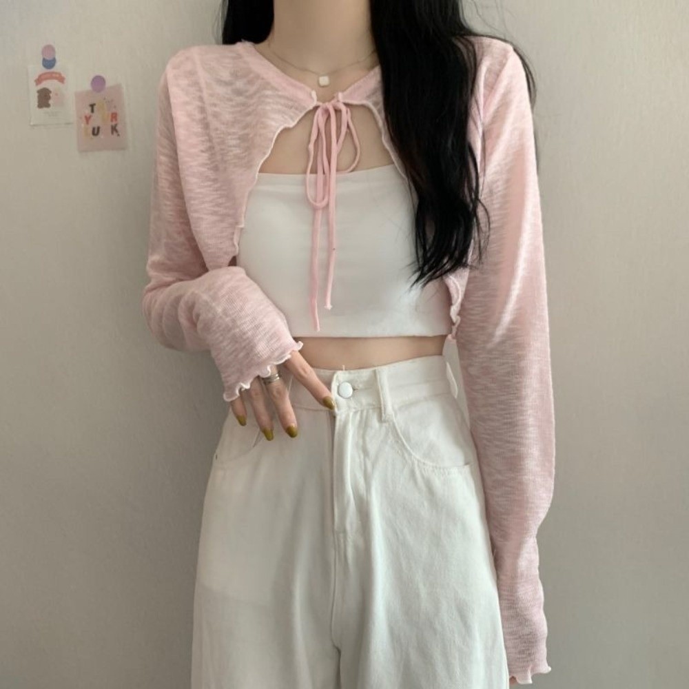 Cardigã Feminino Fino de Malha - Women'S Fashion Knitwear avaliação e preço