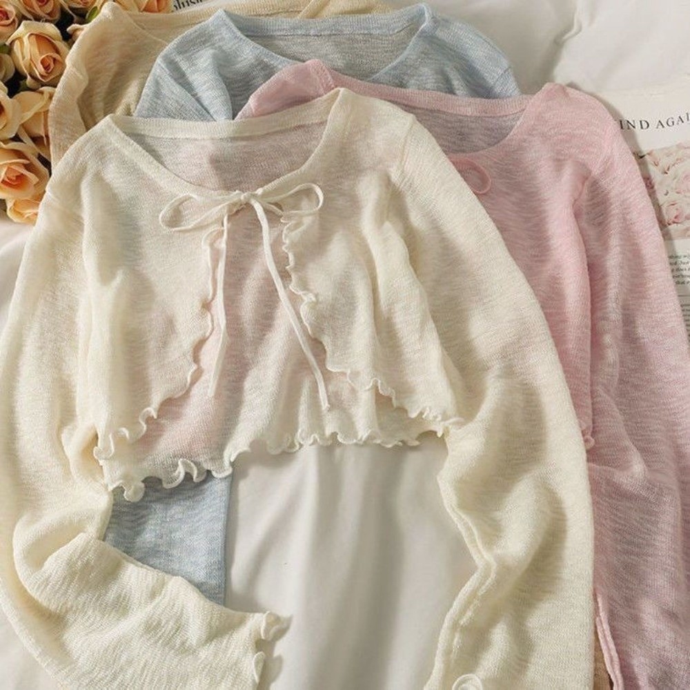 Cardigã Feminino Fino de Malha - Women'S Fashion Knitwear avaliação e preço