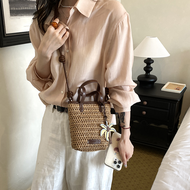 Bolsa Mini de Palha Trançada p - Women'S Fashion Trends 2026 Spring Summer avaliação e preço