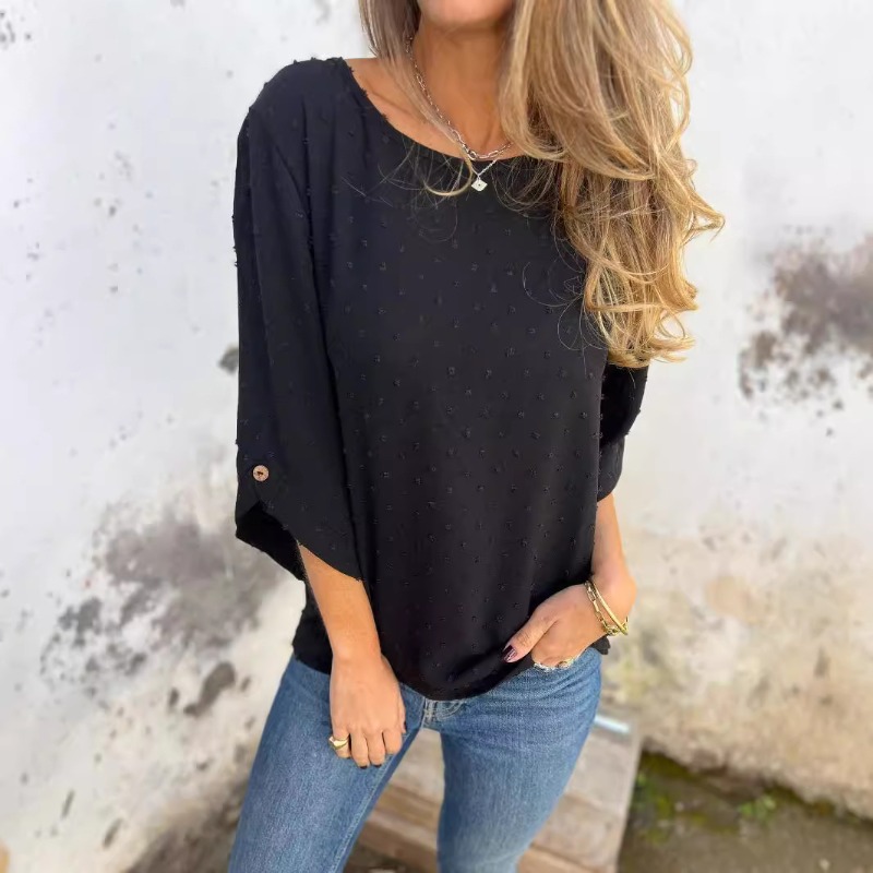 Blusa Feminina de Chiffon com  - Women Fashion Blouse avaliação e preço
