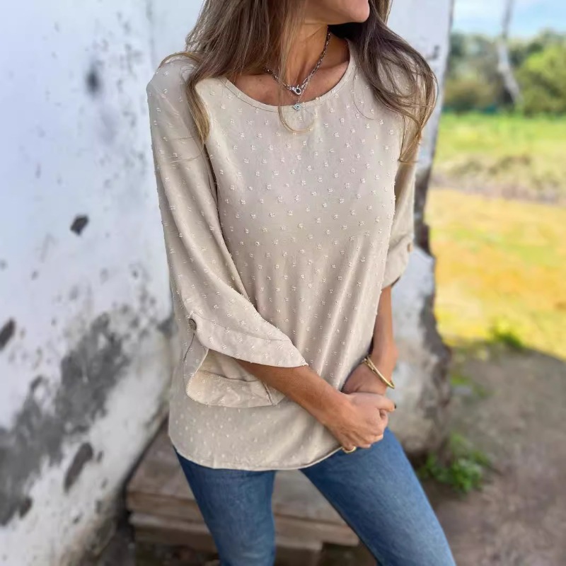 Blusa Feminina de Chiffon com  - Women Fashion Blouse avaliação e preço