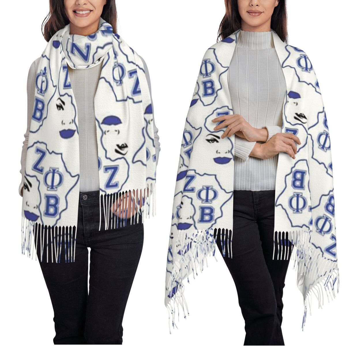 Grande zeta phi beta irmandade - Women Fashion Logo avaliação e preço