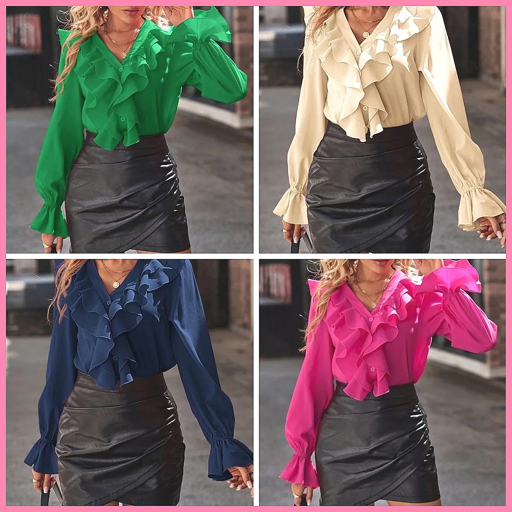 Blusa Elegante Feminina 2025 c - Women Fashion Blouse avaliação e preço