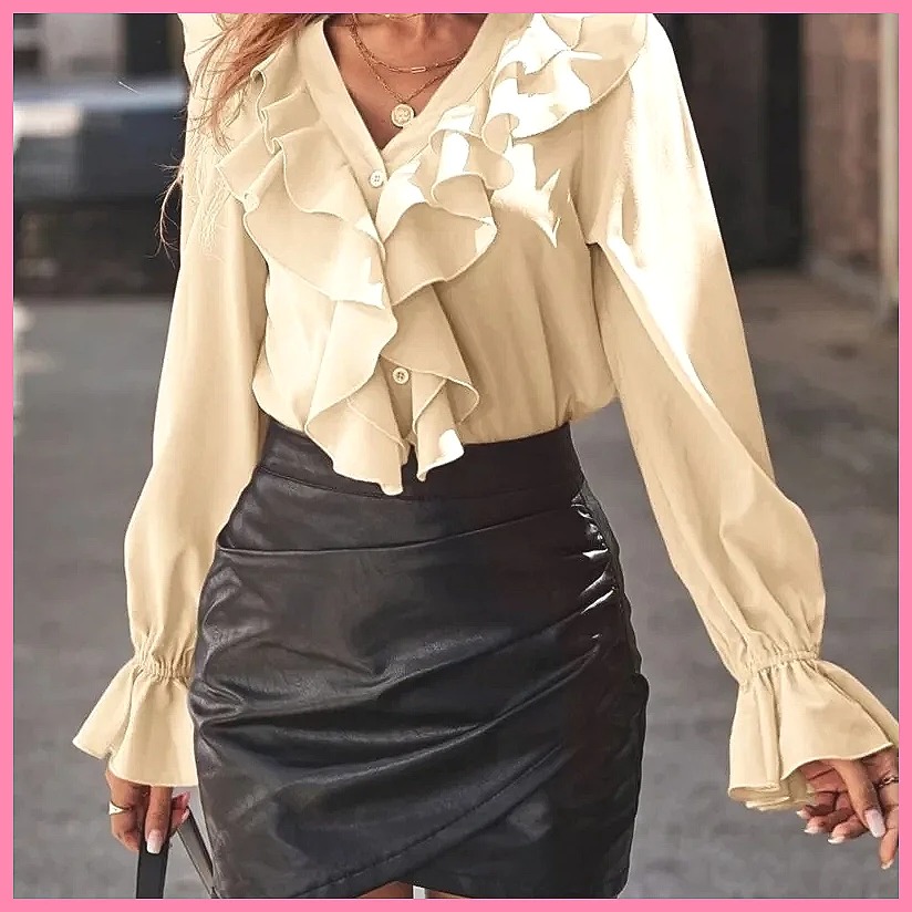 Blusa Elegante Feminina 2025 c - Women Fashion Blouse avaliação e preço