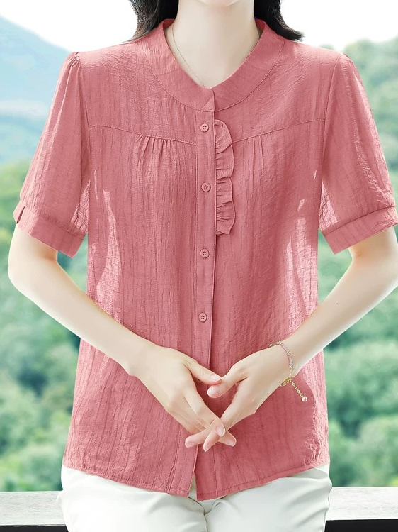 Camisa Feminina de Verão Elega - Women Fashion Over 40 avaliação e preço