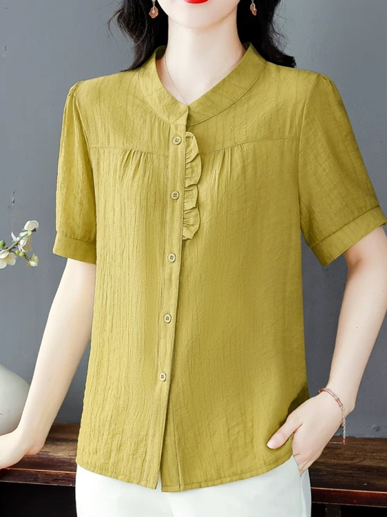 Camisa Feminina de Verão Elega - Women Fashion Over 40 avaliação e preço