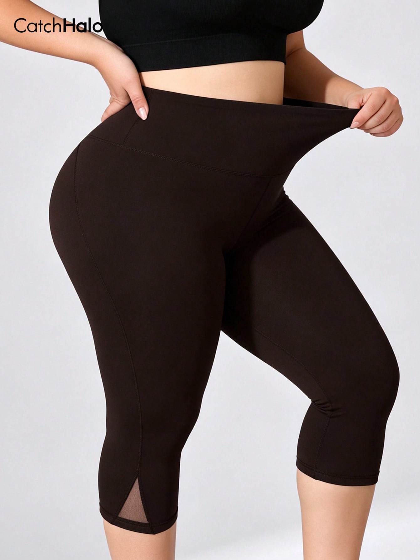 Legging Fitness Plus Size Femi - High Waist Leggings avaliação e preço