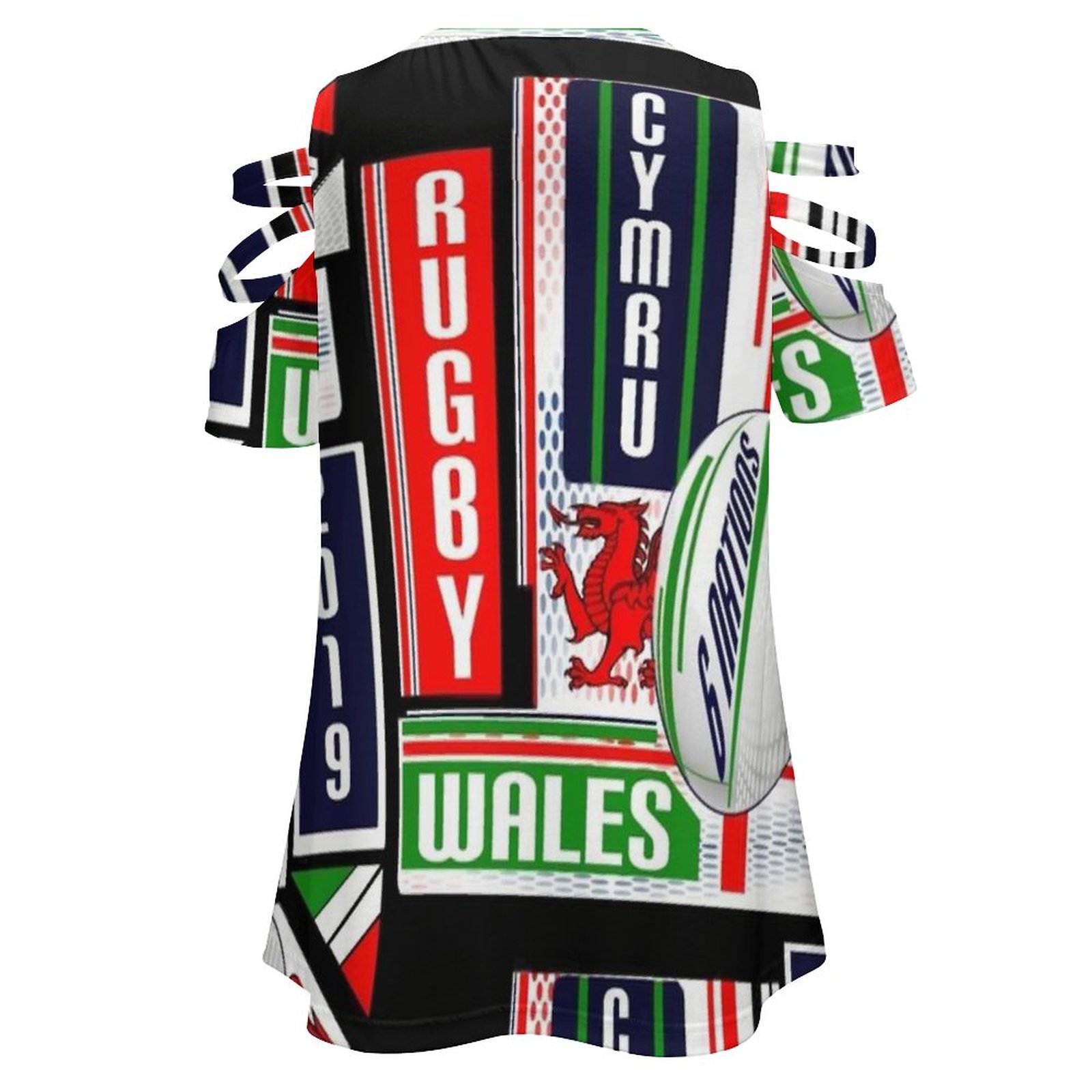 Cymru galês gales rugby equipe - Women'S Fashion Rugby Top avaliação e preço
