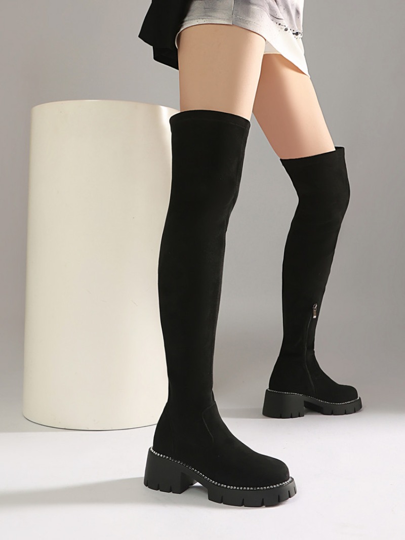 Botas femininas de couro legít - Women Fashion Over 40 avaliação e preço