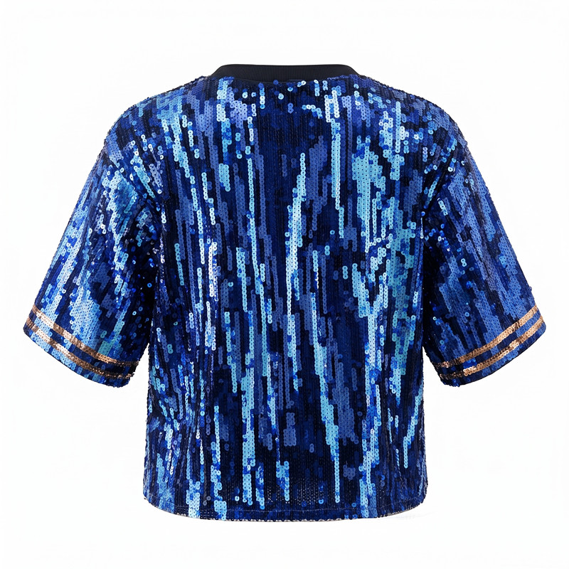 Camiseta Feminina de Manga Cur - Women'S Fashion Rugby Top avaliação e preço