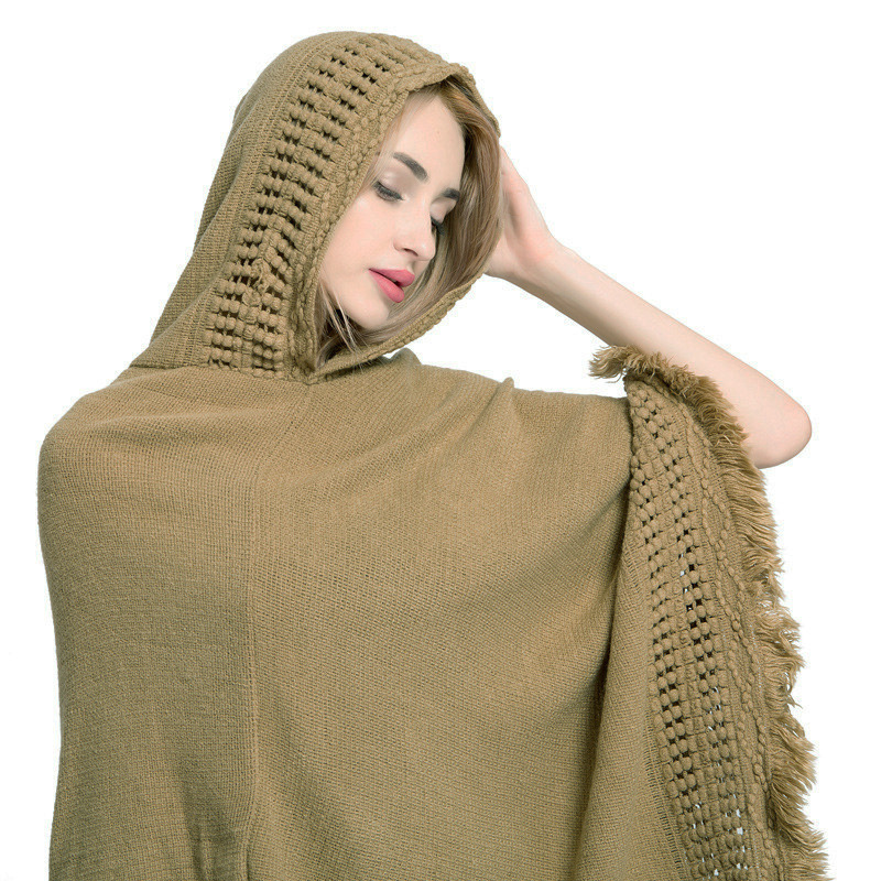 Best-seller feminino com capuz - Women'S Fashion Knitwear avaliação e preço