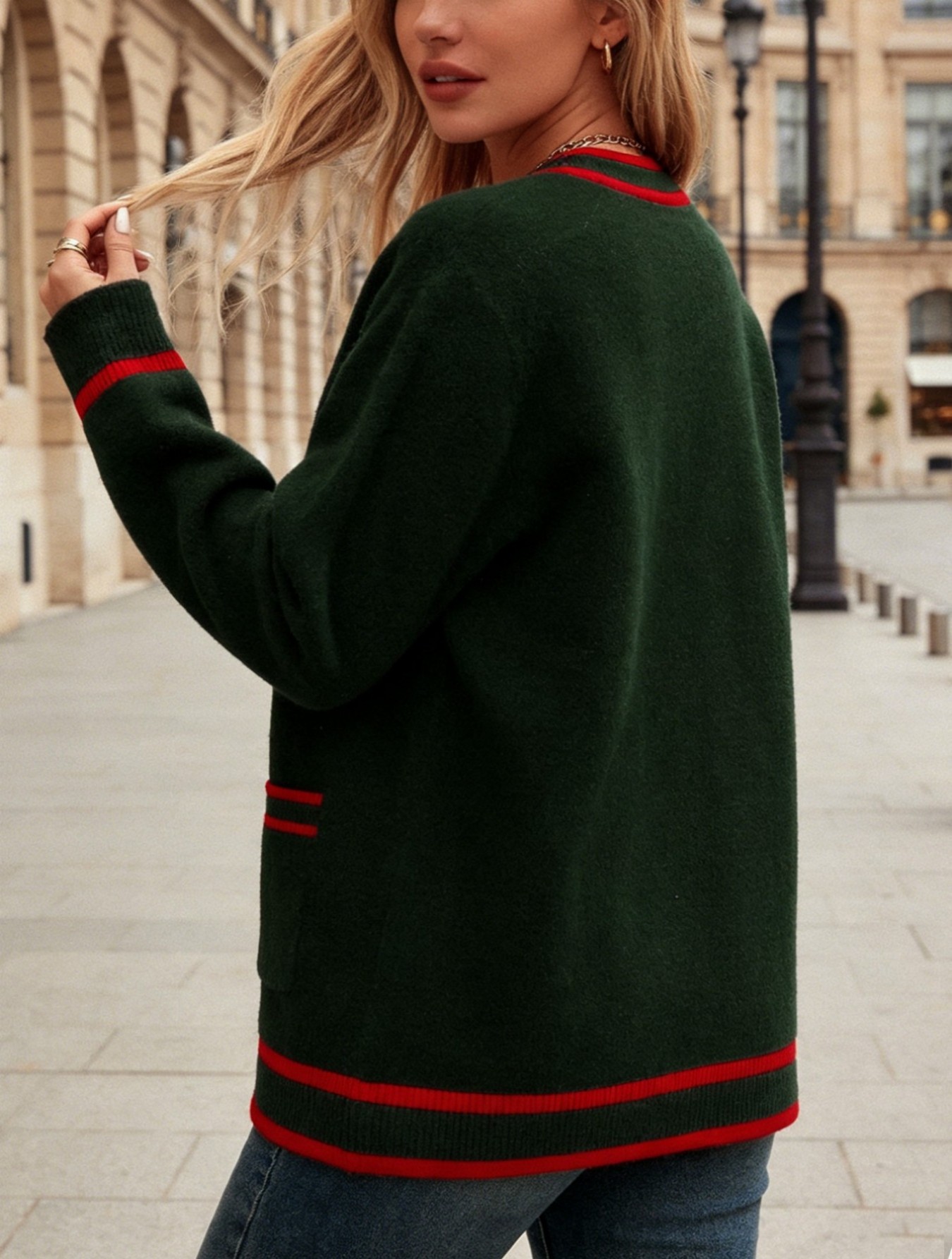Suéter Cardigã Feminino Plus S - Women'S Fashion Knitwear avaliação e preço