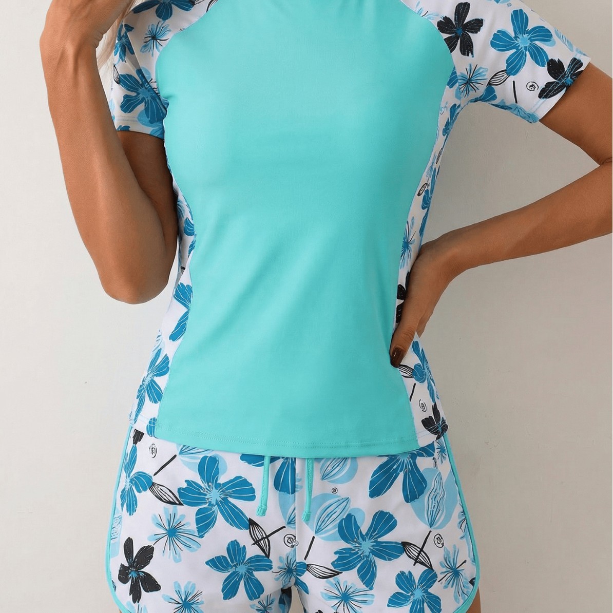 Tankini Feminino com Shorts, T - Crop Top Women avaliação e preço