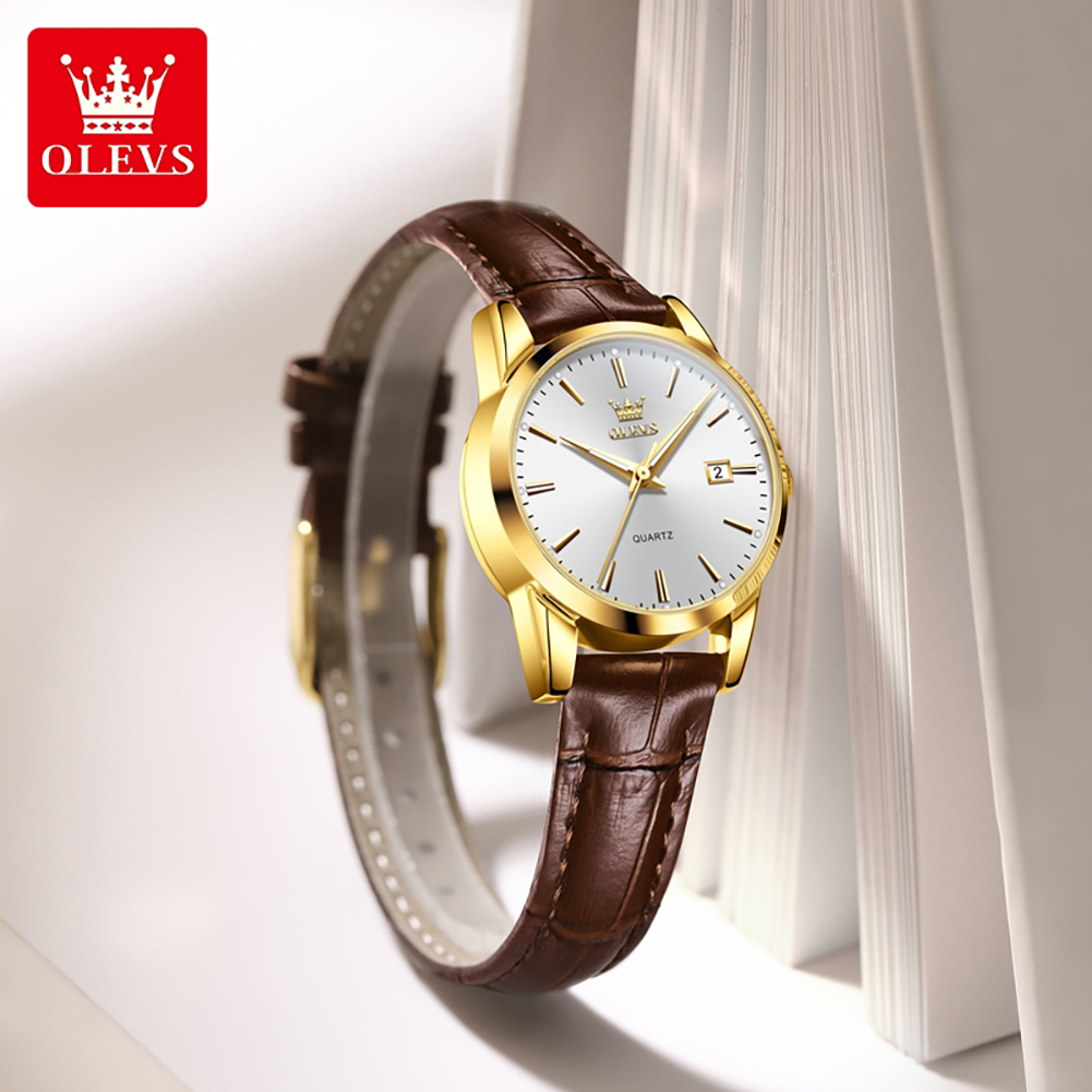 OLEVS 6898 Relógio Feminino Or - Fashion Women Watches avaliação e preço